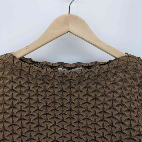 イッセイミヤケ ISSEY MIYAKE 16SS 3D Steam Stretch スチームストレッチ トップス レディース JPN:2